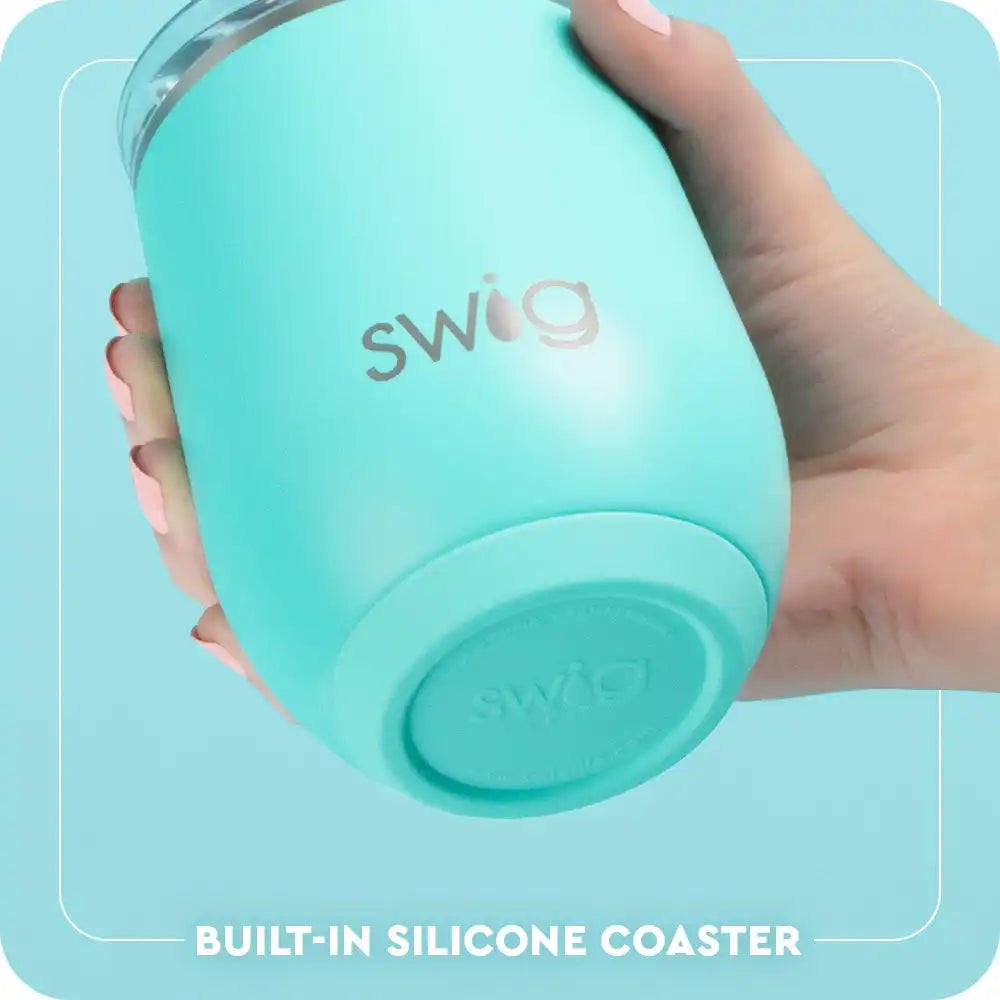 Flora Azul Stemless Wine 12oz