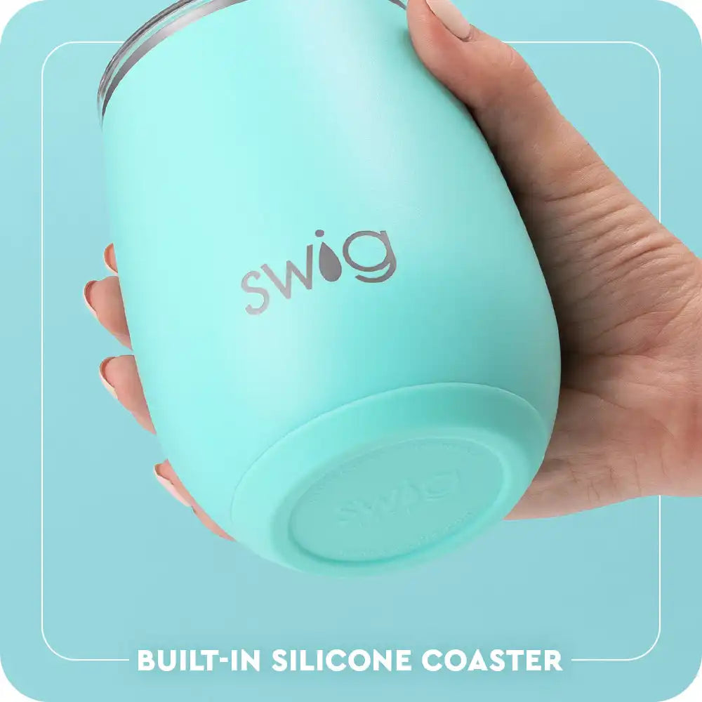 Black Stemless Wine 14oz