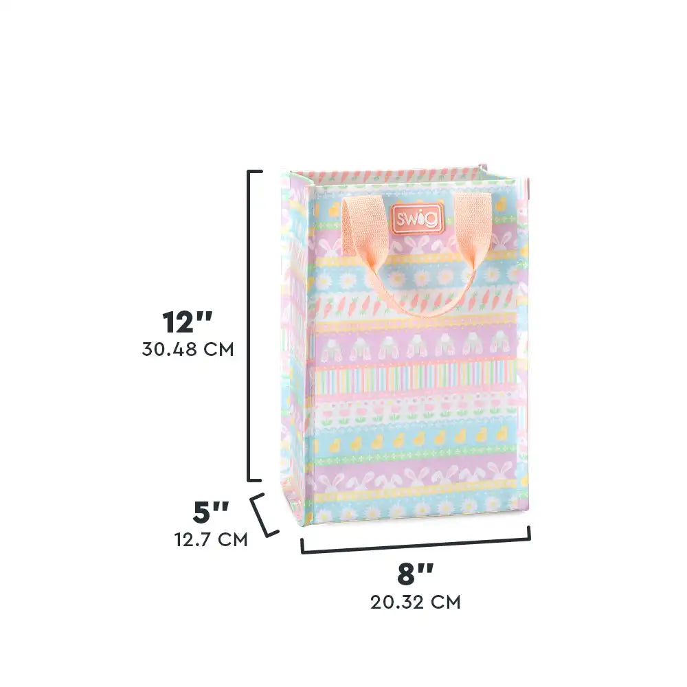Bunny Trail Tall Reusable Bag
