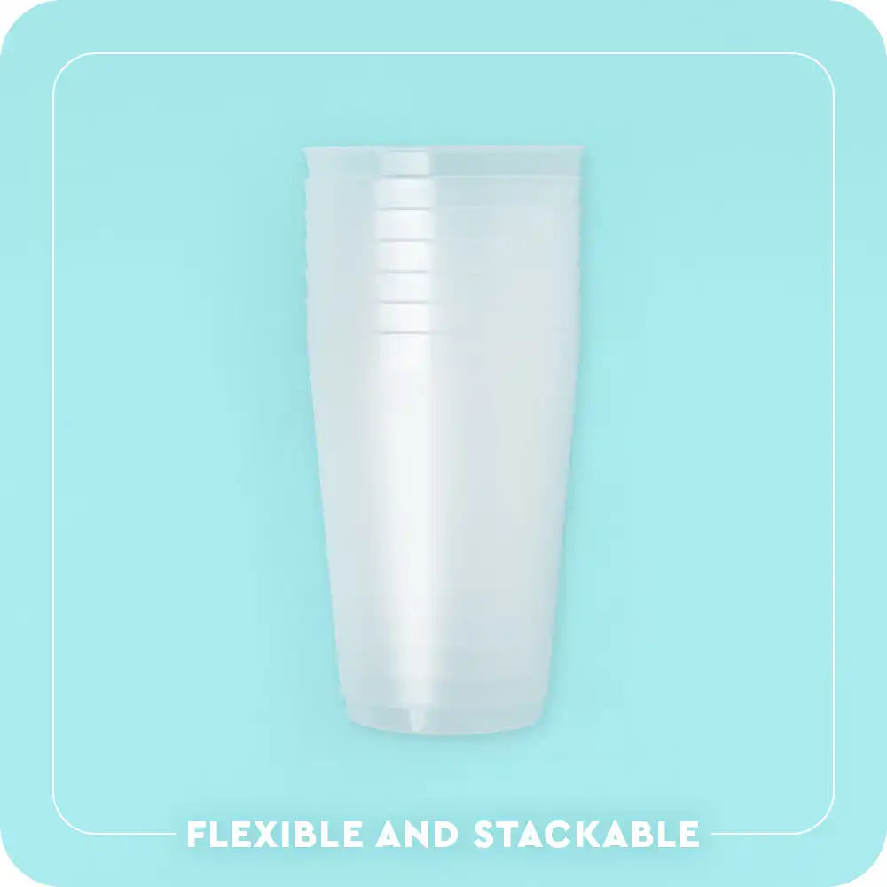 Kickoff Cocktails Orange Frost Flex Cup 20oz (Set of 8)