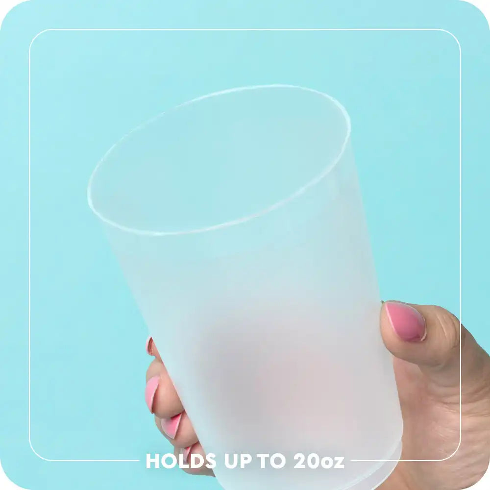 Kickoff Cocktails Orange Frost Flex Cup 20oz (Set of 8)