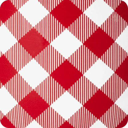 Gameday Gingham Red + Black Mega Mug 30oz