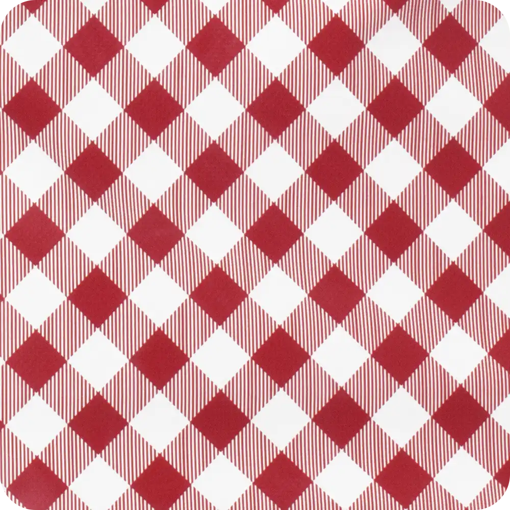 Gameday Gingham Crimson Loopi Tote Bag