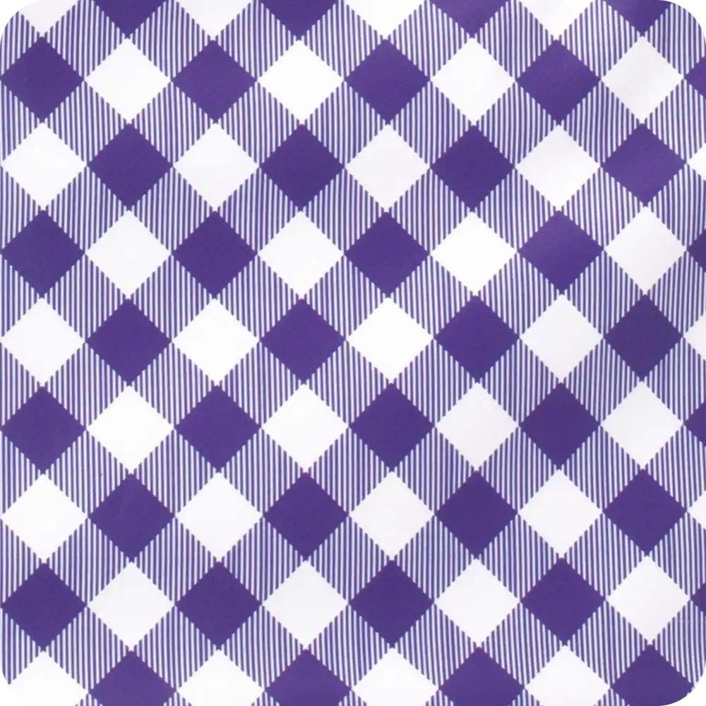Gameday Gingham Purple + Yellow Loopi Tote Bag