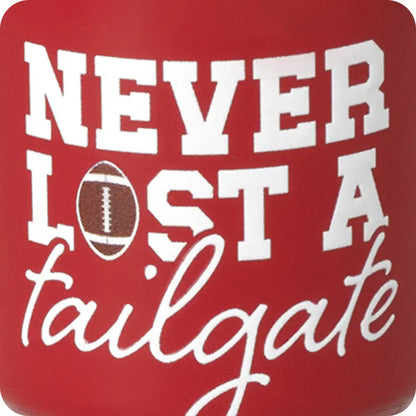 Never Lost a Tailgate Crimson Swig Shot 2oz
