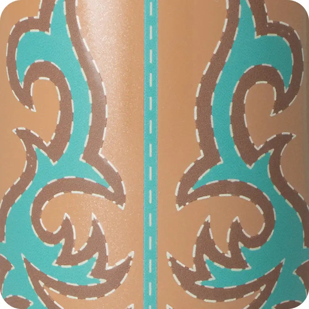 Boot Scootin' Turquoise Tumbler 32oz