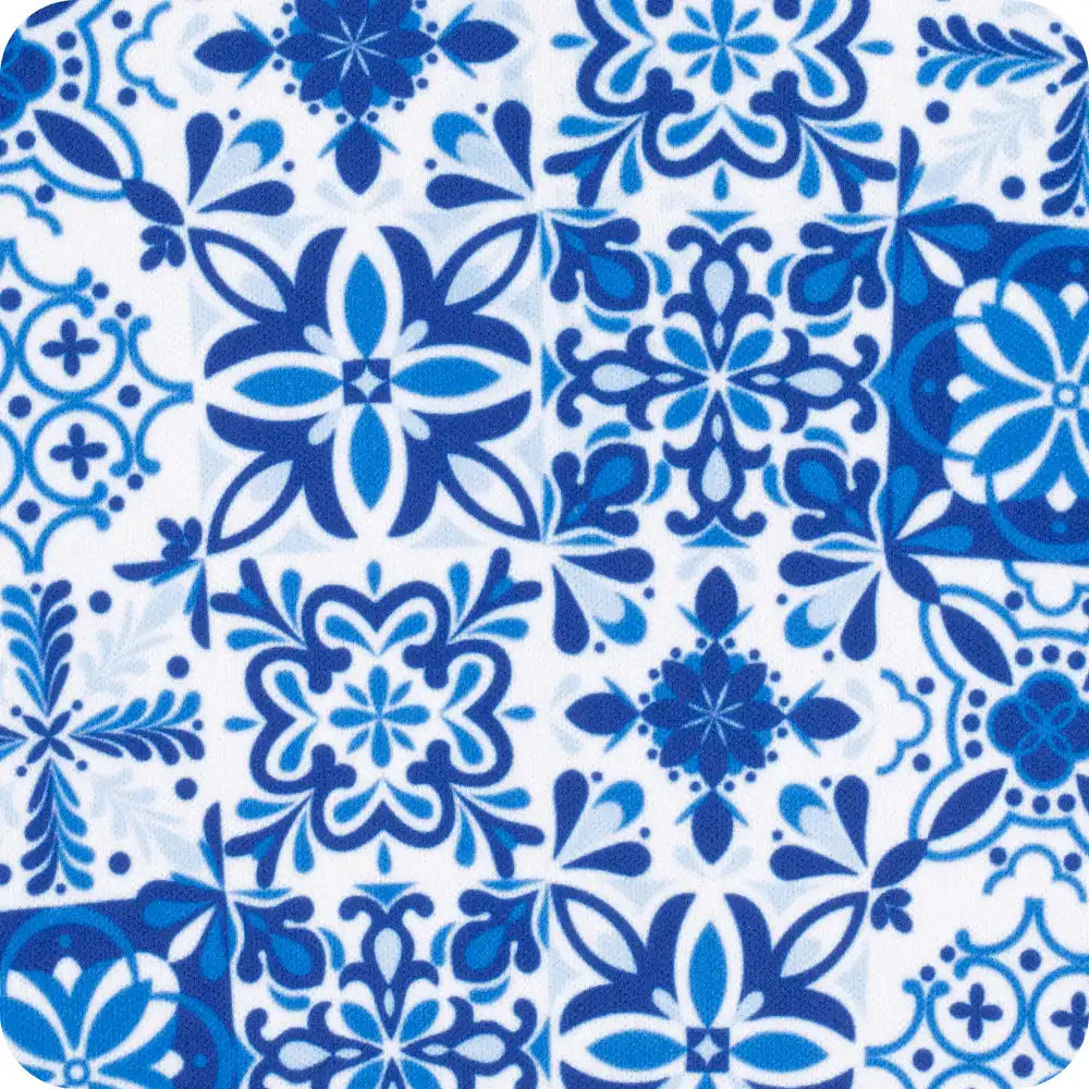 Indigo Tiles Medium Iced Cup Coolie