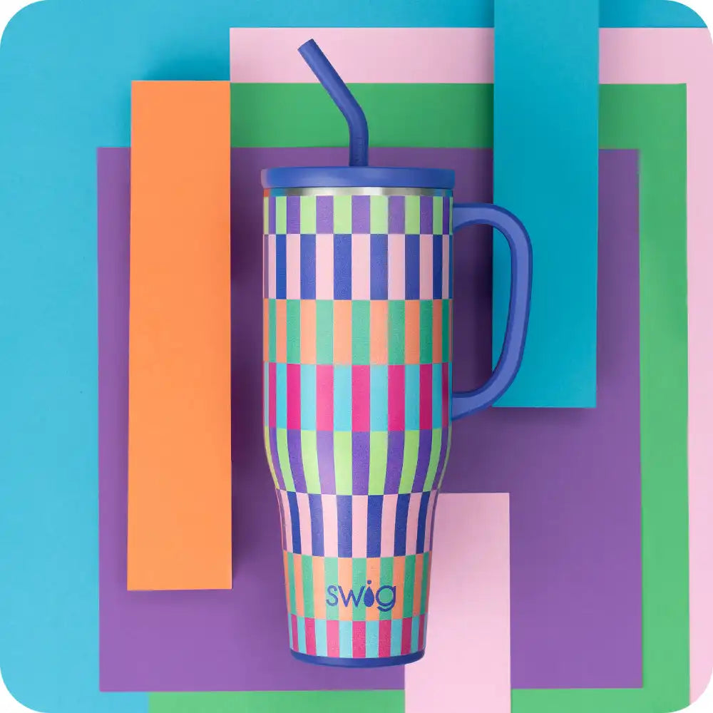 Brite Stripe Mega Mug 40oz