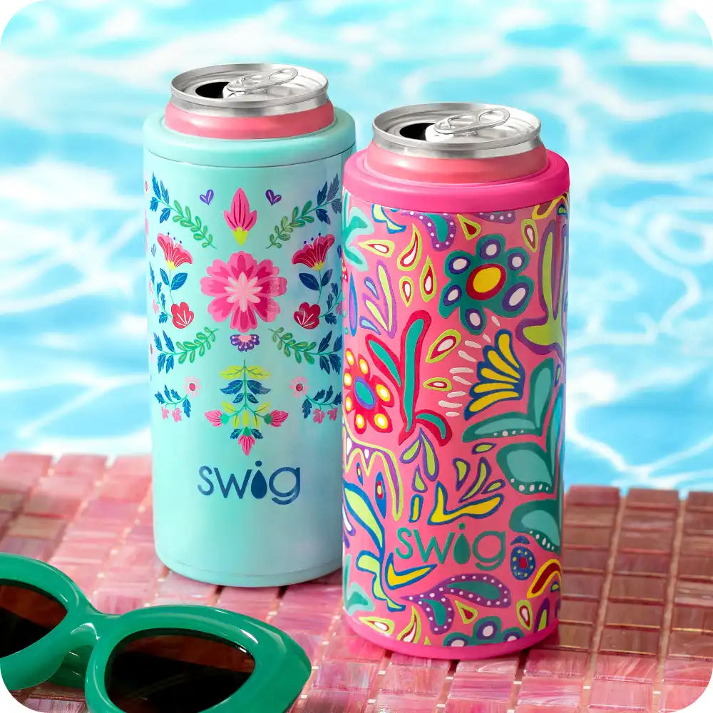 Flora Rosa Skinny Can Cooler 12oz