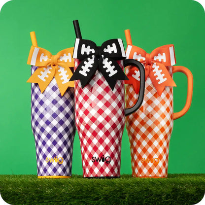 Gameday Gingham Purple + Yellow Mega Mug 40oz