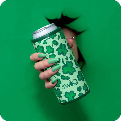 Lucky Leopard Skinny Can Cooler 12oz