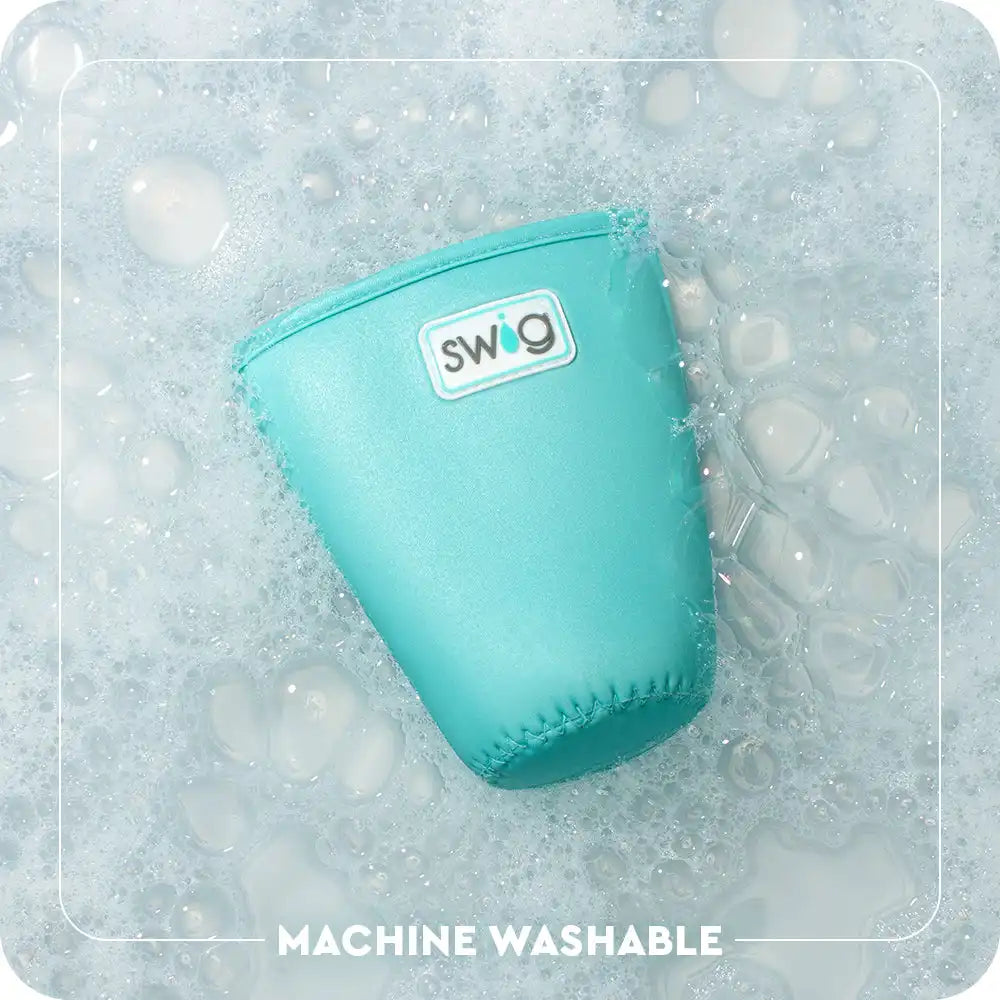 Gingham Medium Iced Cup Coolie