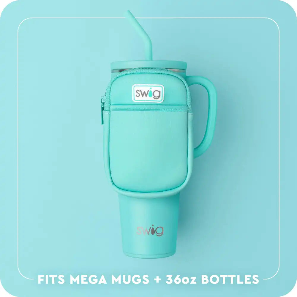White Mega Mug Pouch
