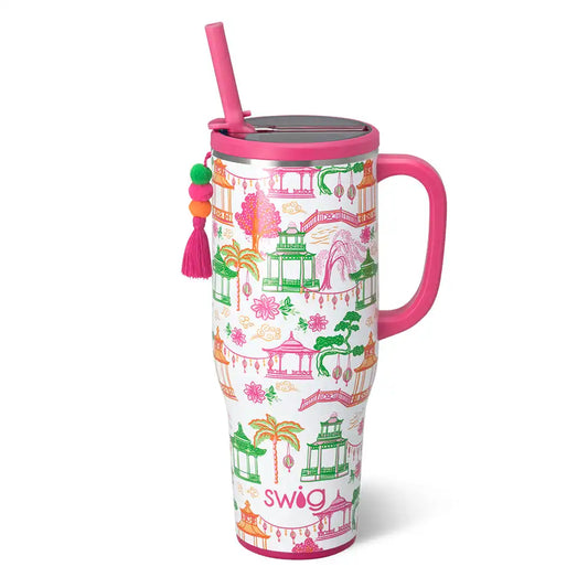 Pagoda Paradise Mega Mug 40oz