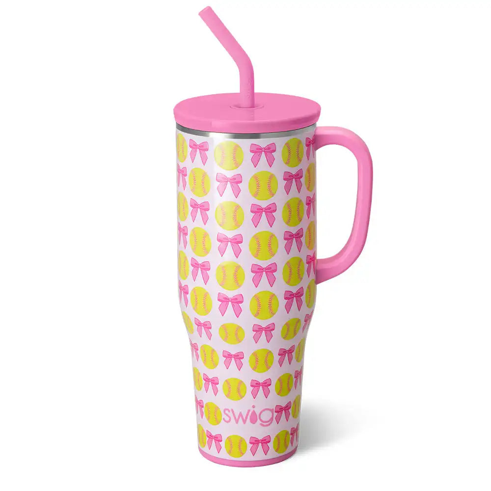 Pitch Hit Run Mega Mug 40oz