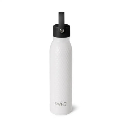 White Golf Ball Water Bottle 20oz