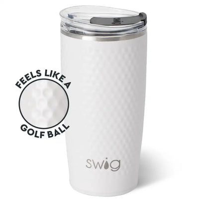 White Golf Ball Tumbler 22oz