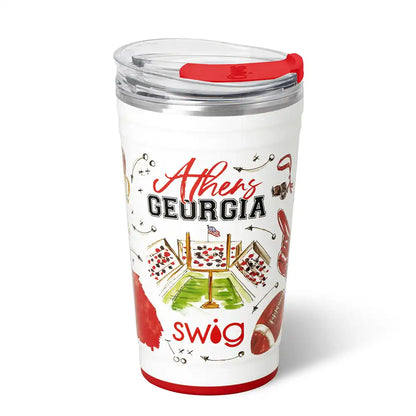 Tailgates in Athens Party Cup 24oz