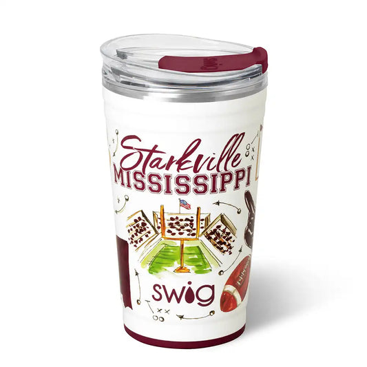Tailgates in Starkville Party Cup 24oz