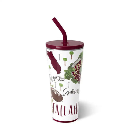 Saturdays in Tallahassee Straw Tumbler 32oz