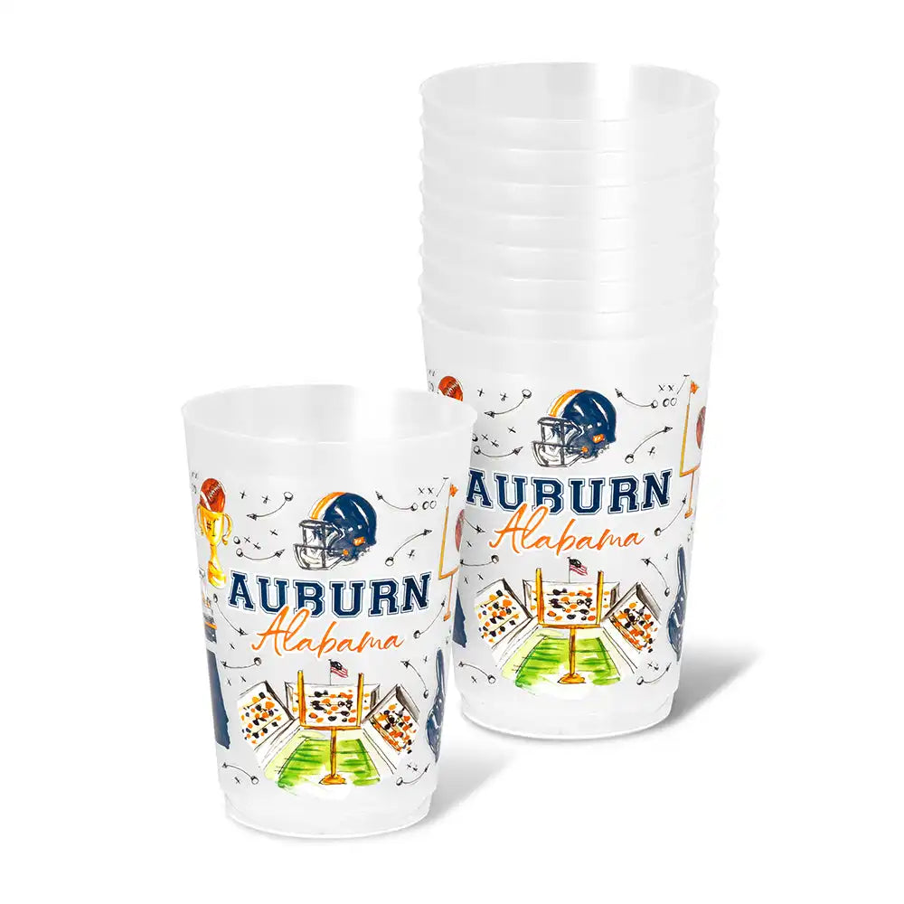 Tailgates in Auburn Frost Flex Cup 20oz (Set of 8)