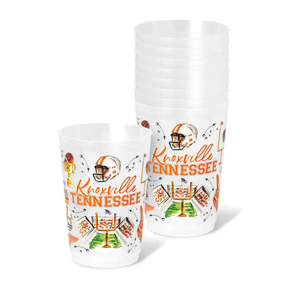 Tailgates in Knoxville Frost Flex Cup 20oz (Set of 8)
