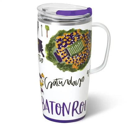Saturdays in Baton Rouge Travel Mug 22oz