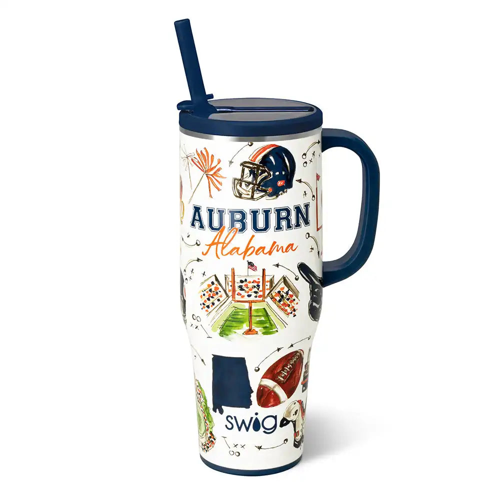 Tailgates in Auburn Mega Mug 40oz