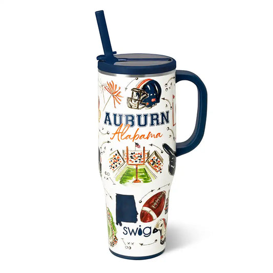 Tailgates in Auburn Mega Mug 40oz