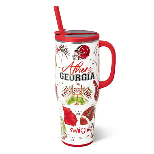 Tailgates in Athens Mega Mug 40oz