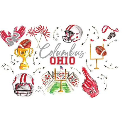 Tailgates in Columbus Plastic Tumbler 24oz