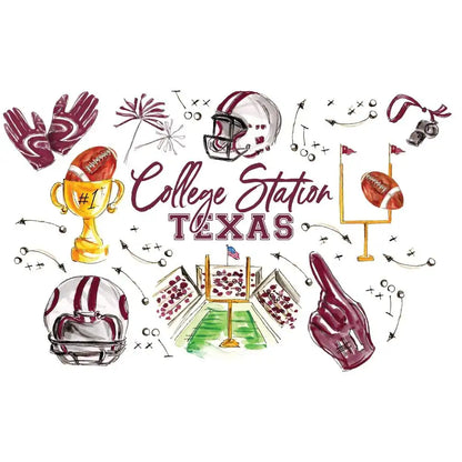 Tailgates in College Station Mega Mug 40oz
