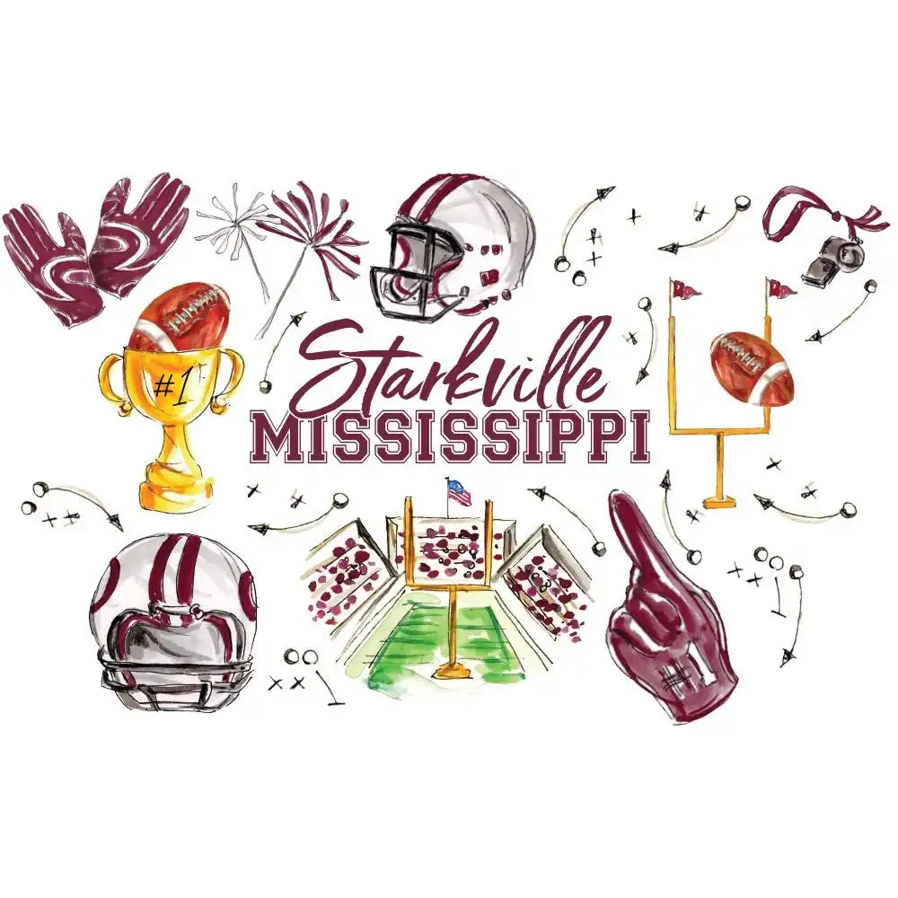 Tailgates in Starkville Frost Flex Cup 20oz (Set of 8)