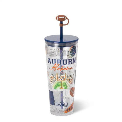 Tailgates in Auburn Plastic Tumbler 24oz