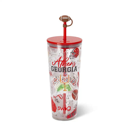 Tailgates in Athens Plastic Tumbler 24oz