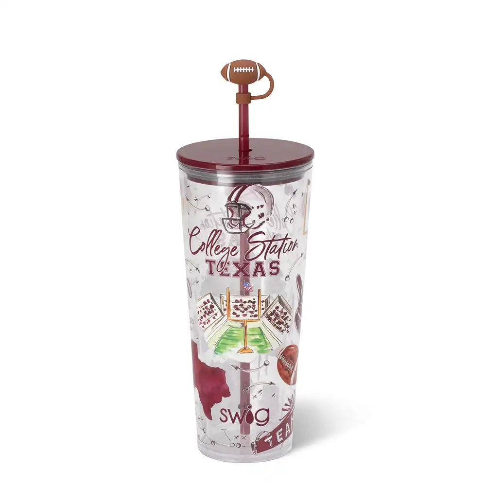 Tailgates in College Station Plastic Tumbler 24oz