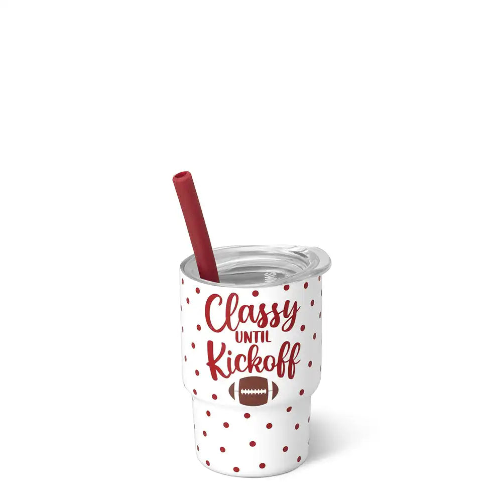 Classy 'Til Kickoff Crimson Swig Shot 2oz