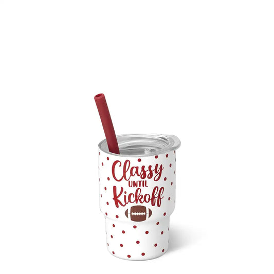 Classy 'Til Kickoff Crimson Swig Shot 2oz