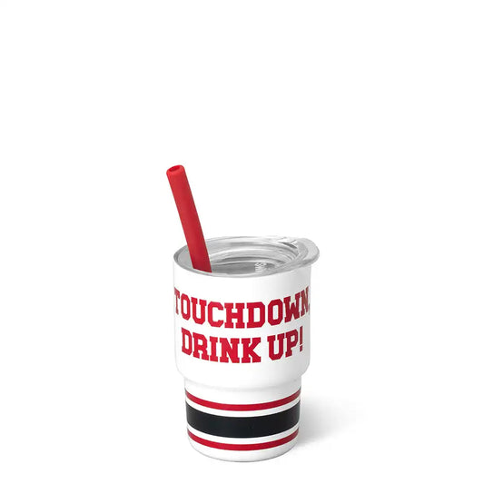 Touchdown Red + Black Swig Shot 2oz