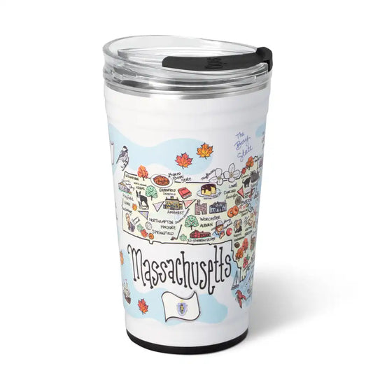 Massachusetts Party Cup 24oz