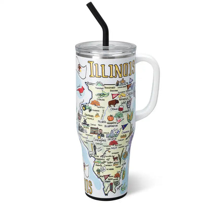 Illinois Mega Mug 40oz