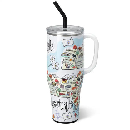 Massachusetts Mega Mug 40oz