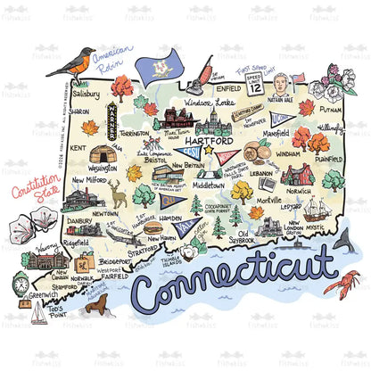 Connecticut Mega Mug 40oz