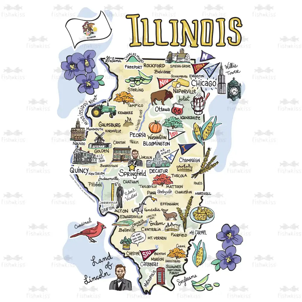 Illinois Mega Mug 40oz