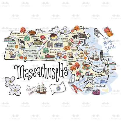 Massachusetts Tumbler 22oz