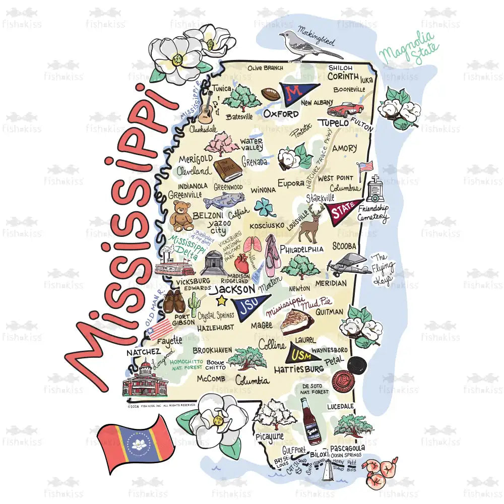Mississippi Tumbler 22oz