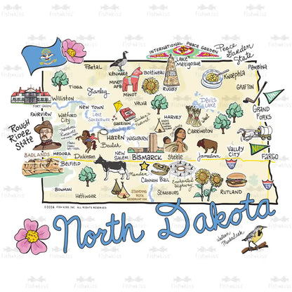 North Dakota Tumbler 22oz