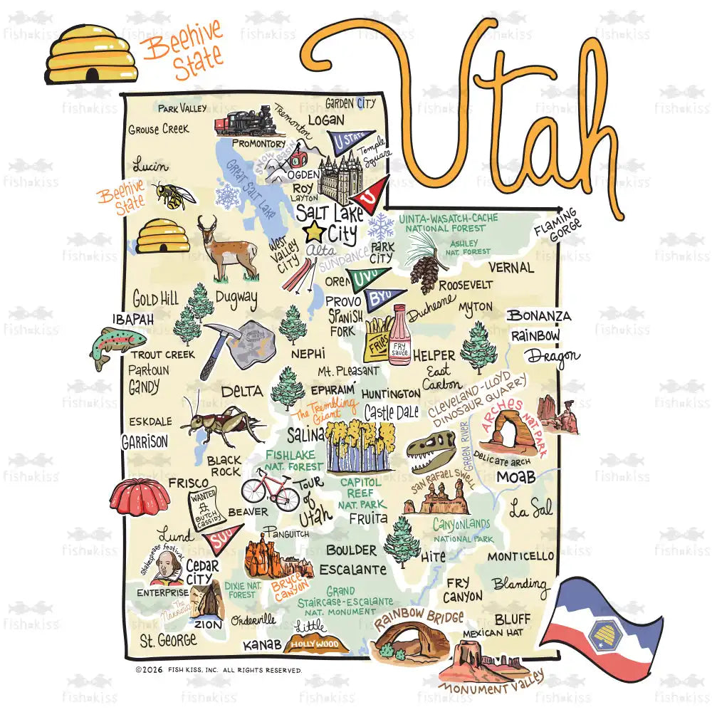 Utah Tumbler 22oz