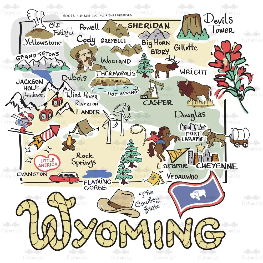 Wyoming Medium Iced Cup Coolie