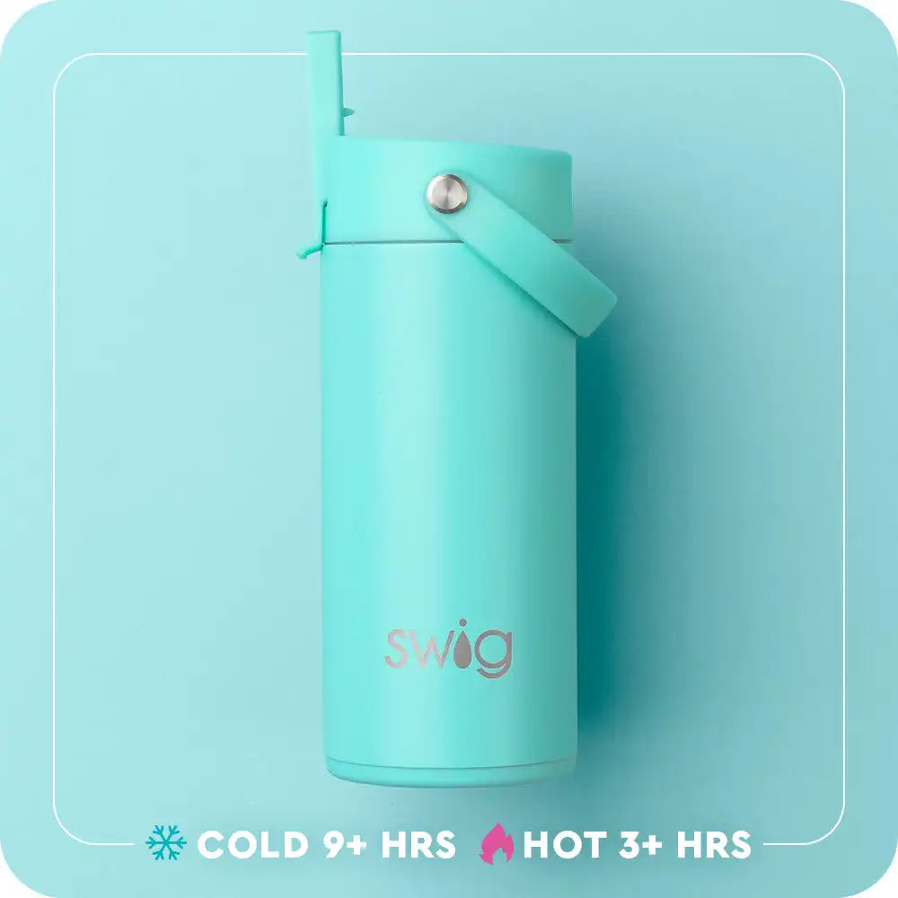 Olive Flip + Sip Slim Tumbler 12oz